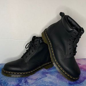 Dr. Martens 949 Ben Boot Black Leather Hiker Doc Air Ware New Authentic 9M 10L